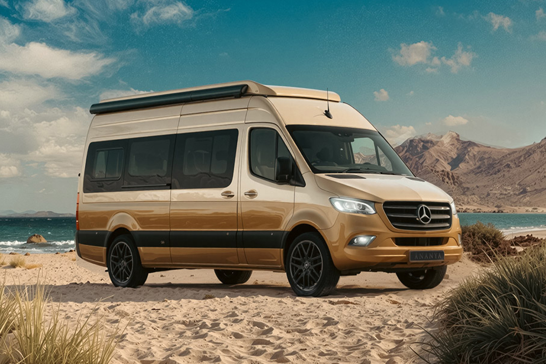 Robeta inventa a categoria Glampervan com o luxuoso campista Ananya