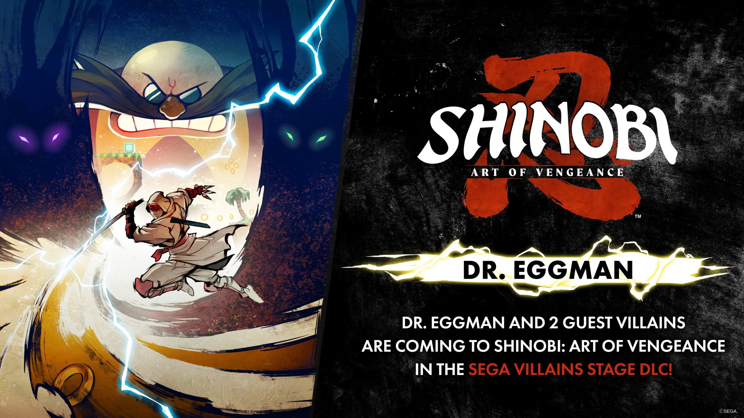 Shinobi: Art of Vengeance DLC ‘Sega Villains Stage’ acrescenta o Dr. Eggman