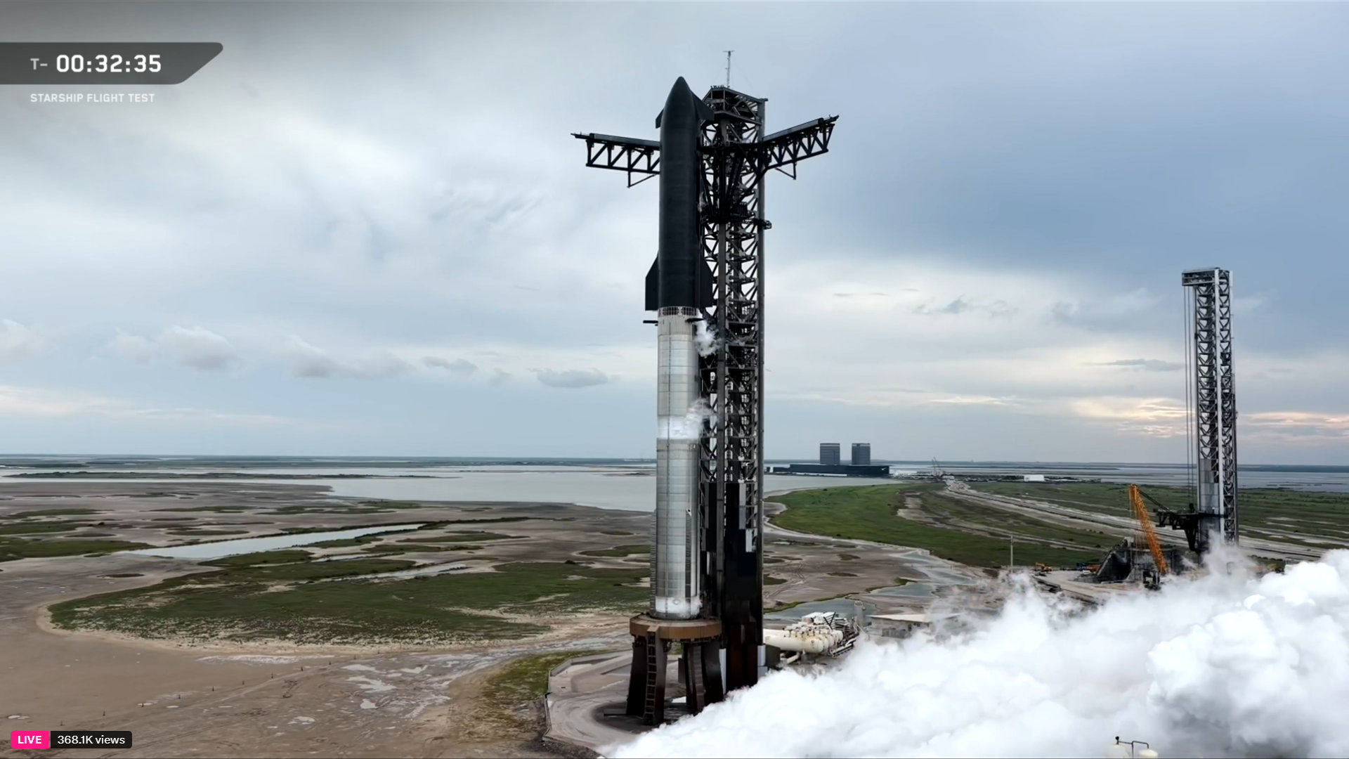SpaceX esfrega o lançamento crucial do voo 10 do Starship 10 novamente, desta vez devido ao clima