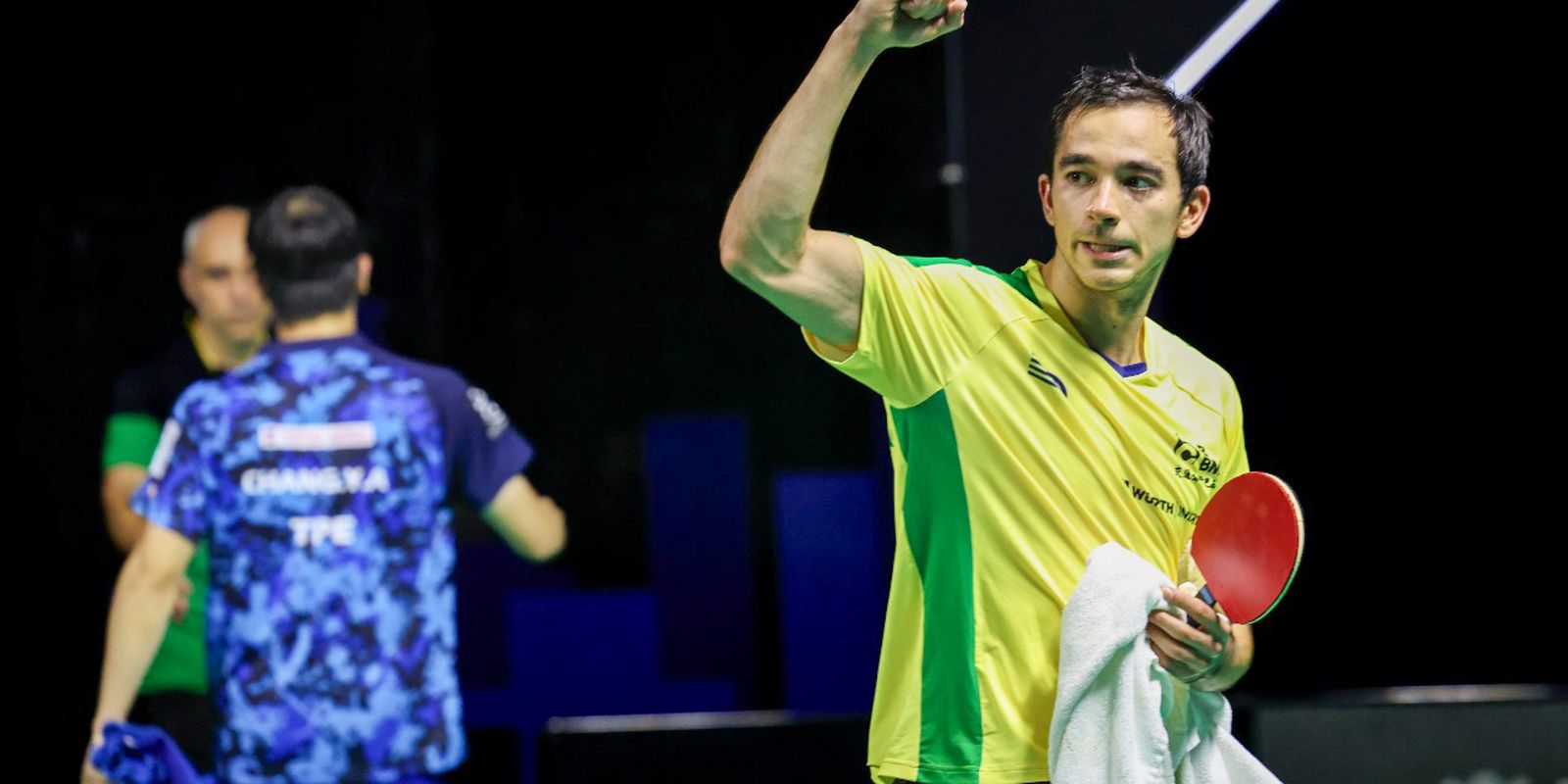 Hugo Calderano quer vaga na semifinal em Foz do Iguaçu