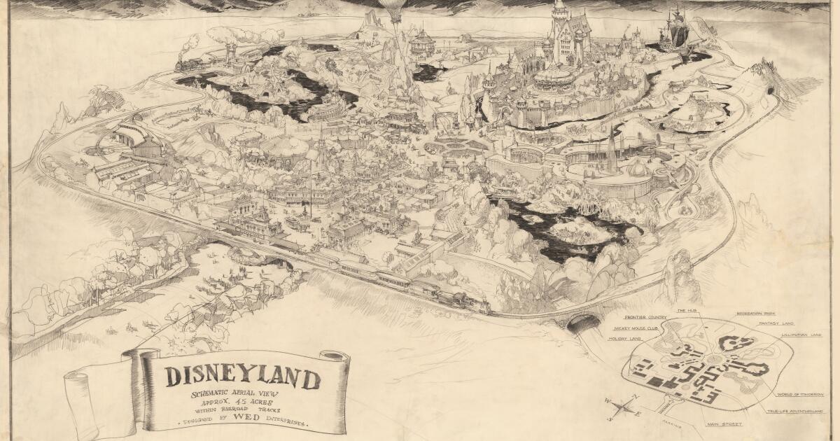 Os primeiros mapas mostram as ‘terras perdidas’ da Disneylândia, novo livro revela