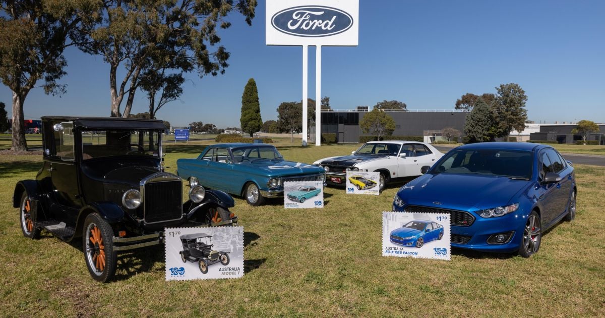 Ford colocou seu selo na história, agora está colocando sua história em um selo