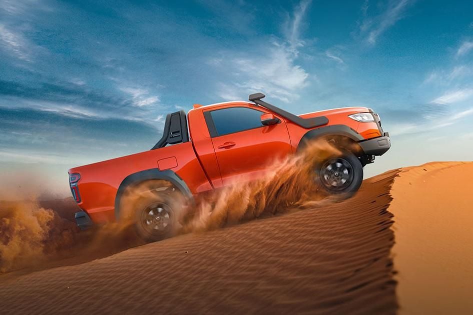 GWM Cannon Ute recebe tratamento hardcore v6 de duas portas