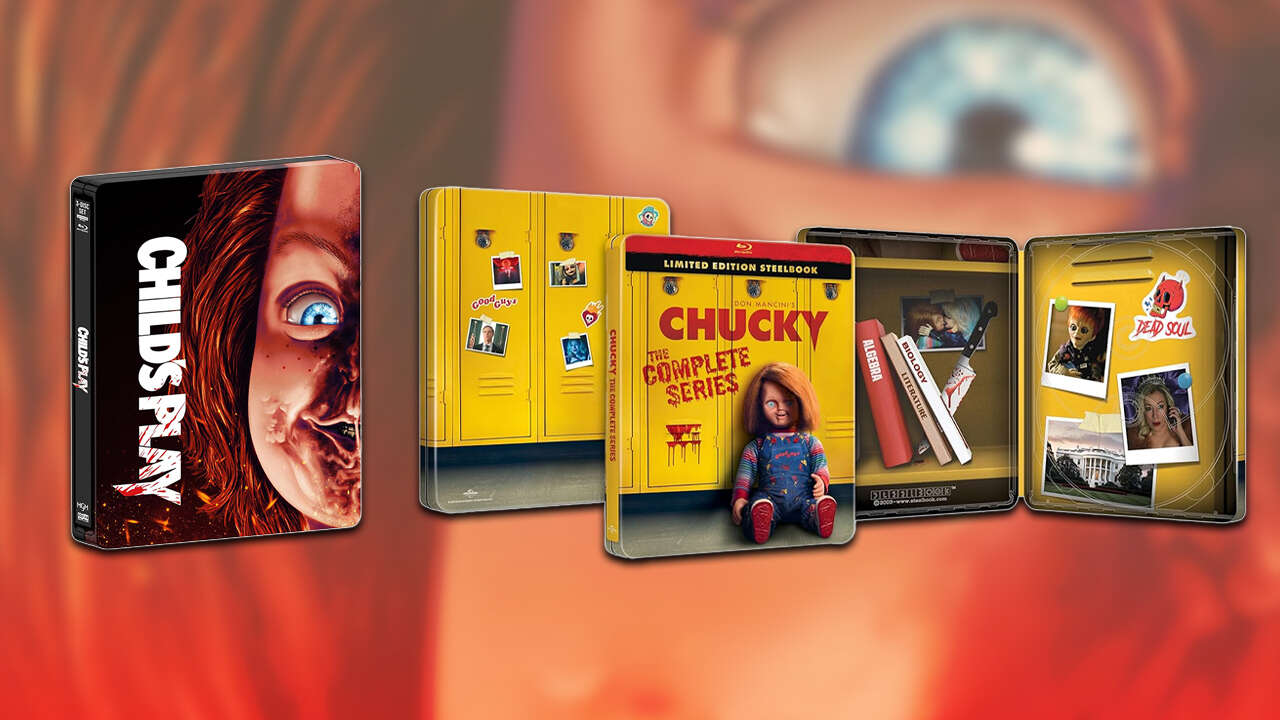 Lançamentos completos de TV Chucky no Blu-ray esta semana com um siderúrgico colecionável