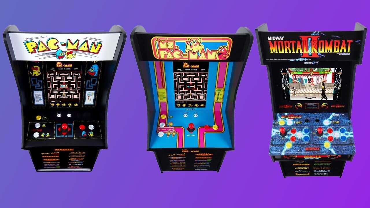 Confira os armários Mortal Kombat e Pac-Man Arcade1up do Arcade1UP no Walmart