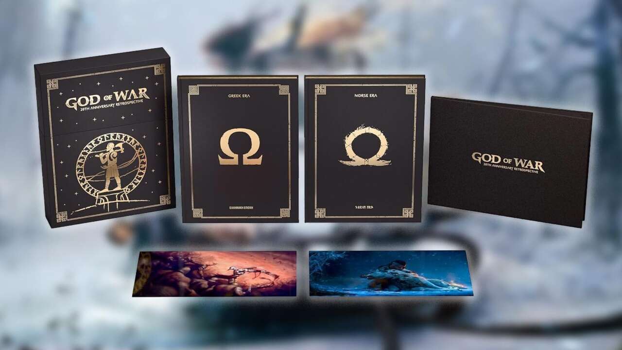 God of War 20th Anniversary Retrospective Deluxe Edition recebe corte de preço de US $ 85