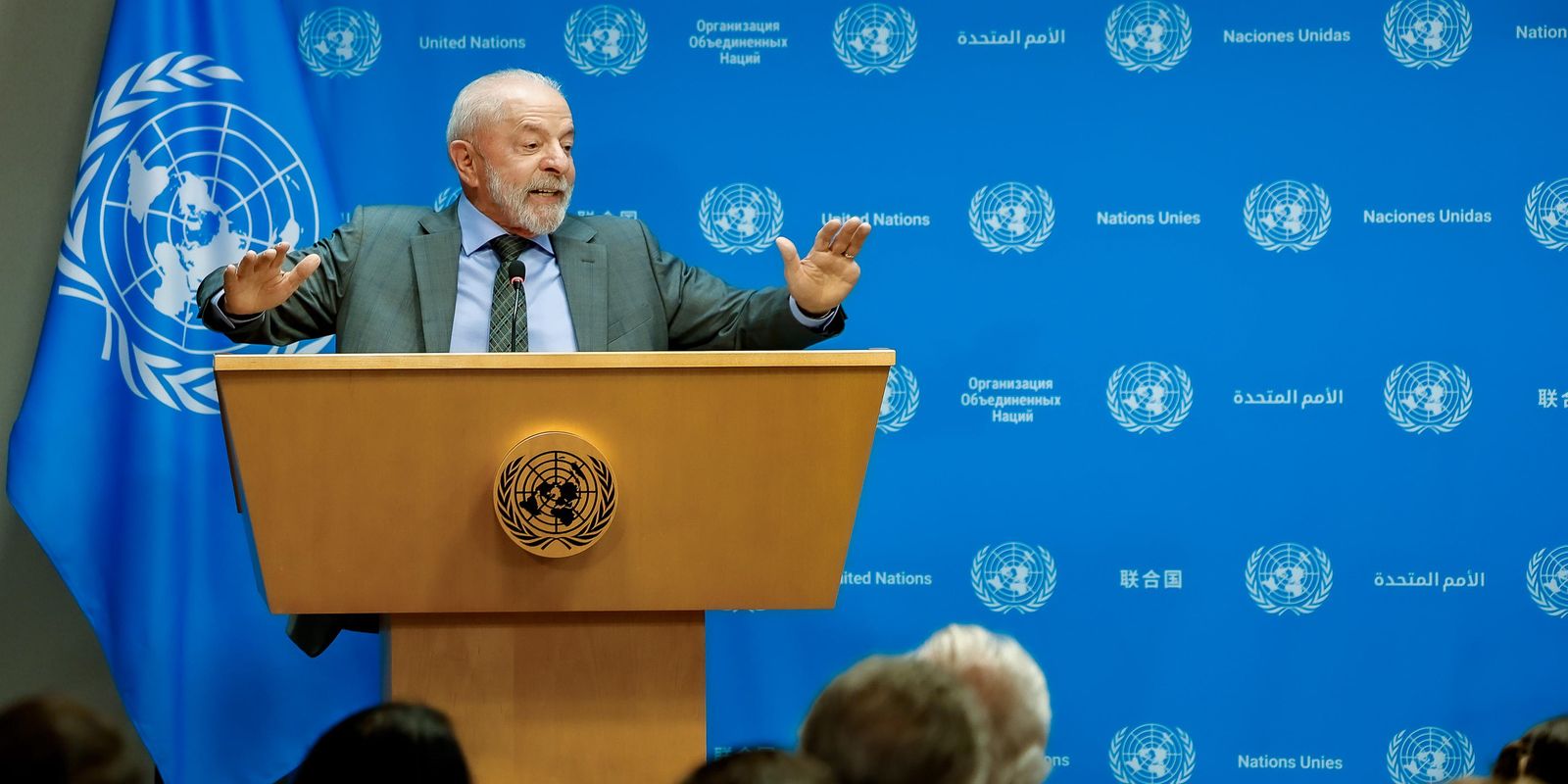 Brasil vai cobrar ONU sobre criação de Estado palestino, diz Lula