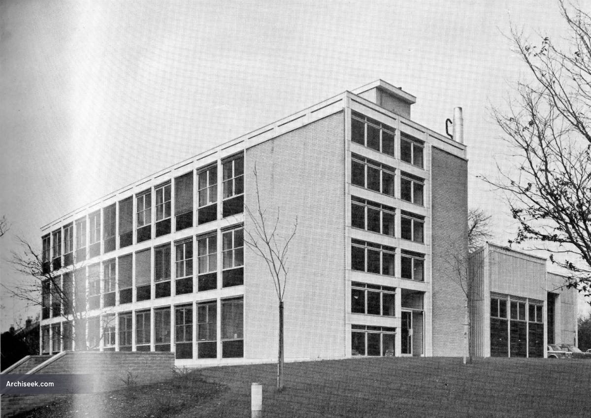 1968 – Instituto de Pesquisa e Padrões Industriais, Ballymun, Dublin – Arquitetura de Dublin City