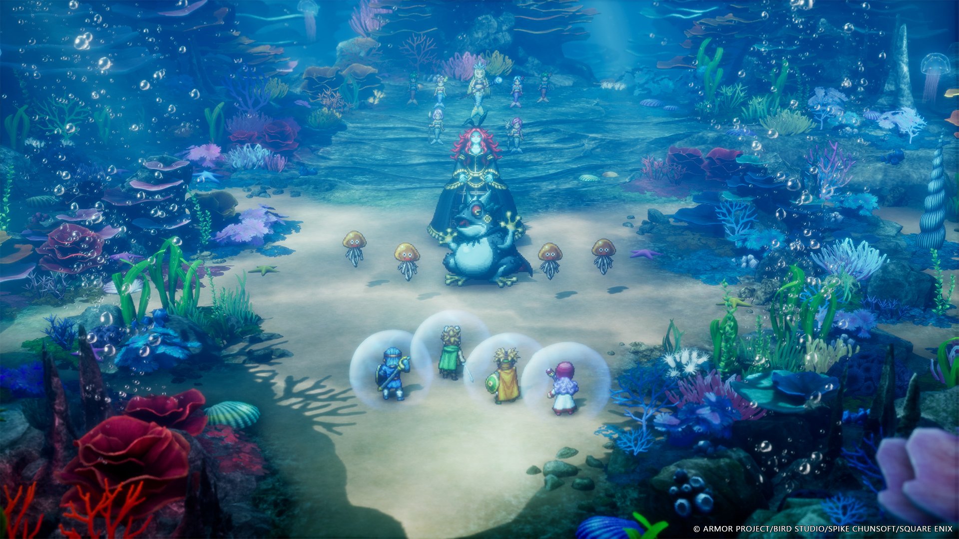 Dragon Quest I & II HD-2D Remake ‘Seabed’ Trailer, capturas de tela
