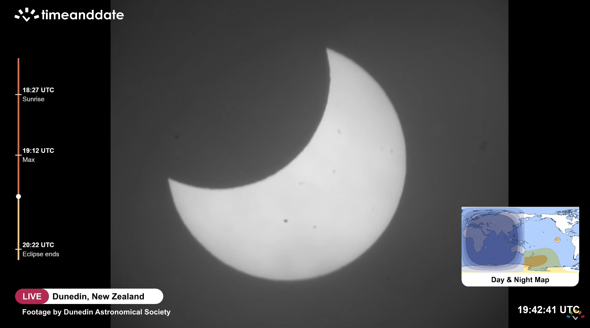 Veja a lua ‘mordida’ o sol em 1º fotos de setembro de 2025 Eclipse solar parcial