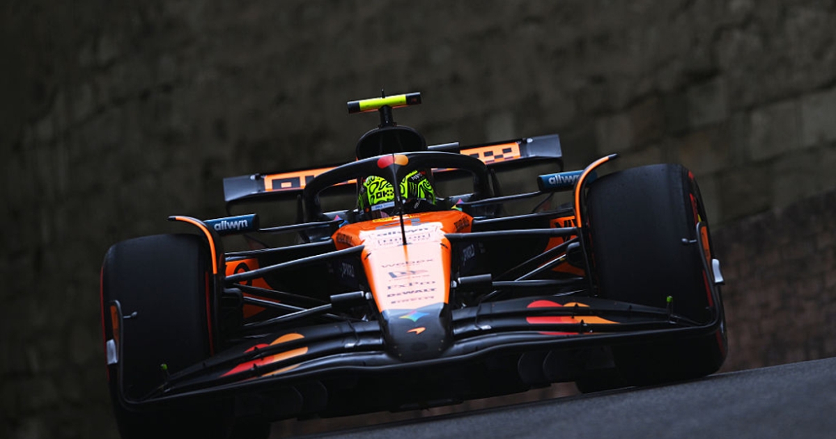 Norris de volta ao topo na prática final de Baku