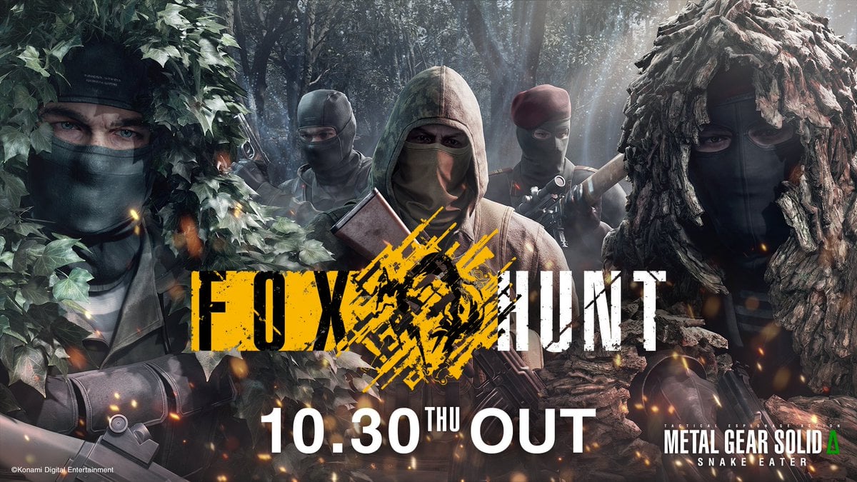 Metal Gear Delta Solid: Snake Eater Online Battle Mode ‘Fox Hunt’ lança 30 de outubro