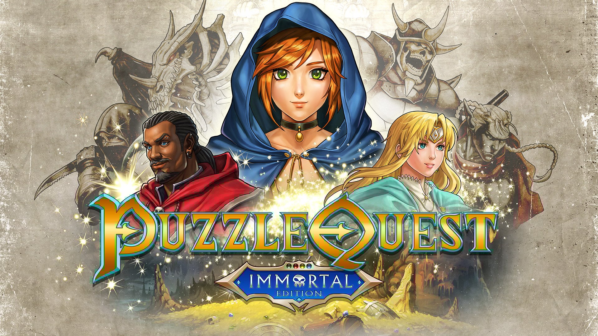 Puzzle Quest: Immortal Edition anunciado para PS5, Xbox Series, PS4, Xbox One, Switch e PC