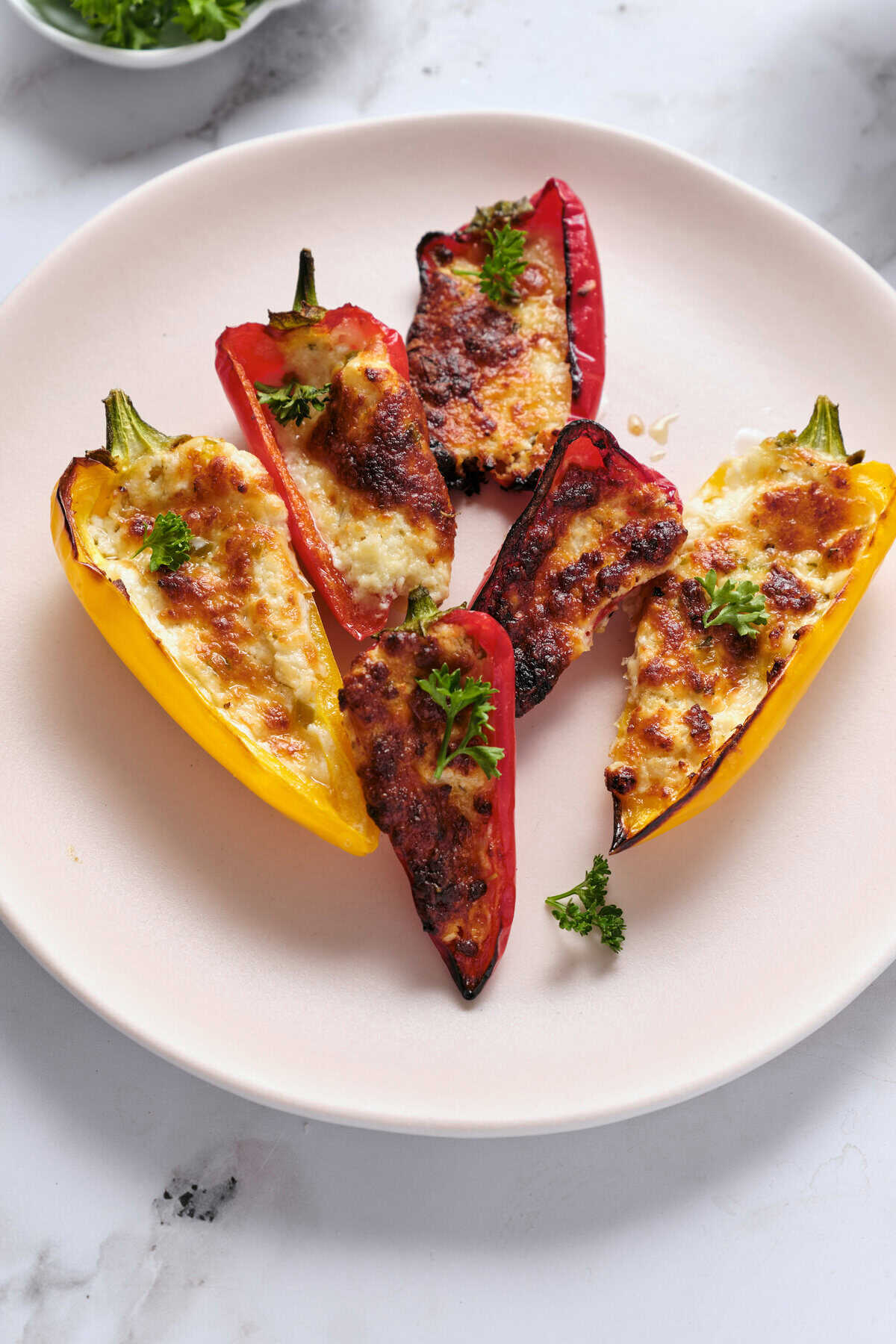 Mini Peppers recheados – Faith Faith Fitness