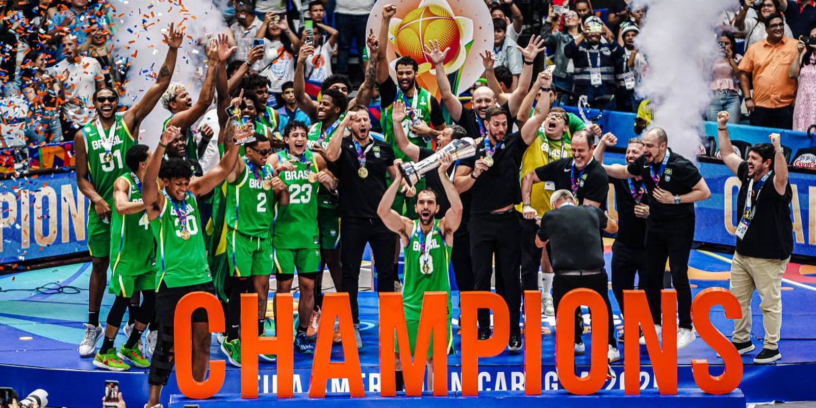 Brasil é campeão da AmeriCup de basquete após 16 anos de jejum
