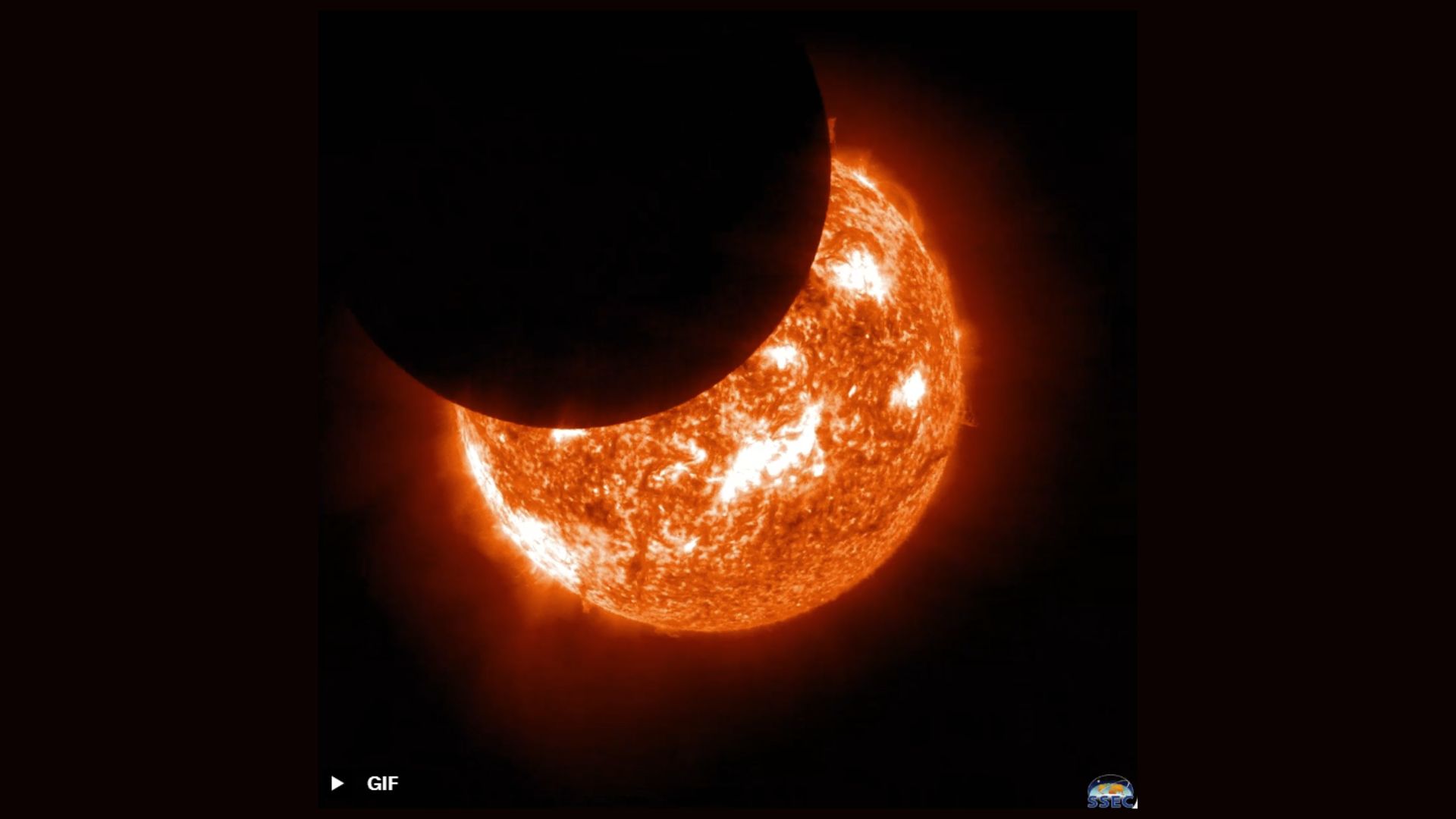 Noaa Goes 19 Satellite captura a foto parcial do eclipse do dia para 23 de setembro de 2025