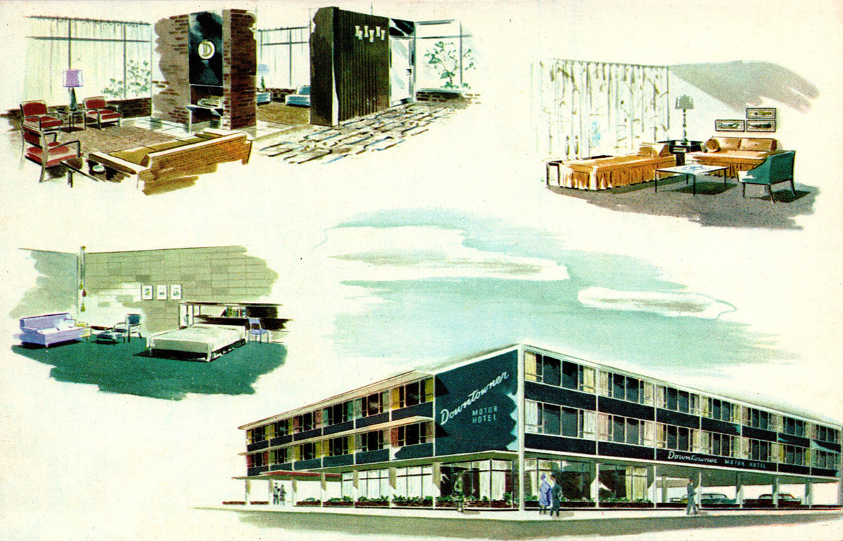 1959 – Downtowner Motel, 330 Kennedy Street, Winnipeg – Arquitetura de Winnipeg