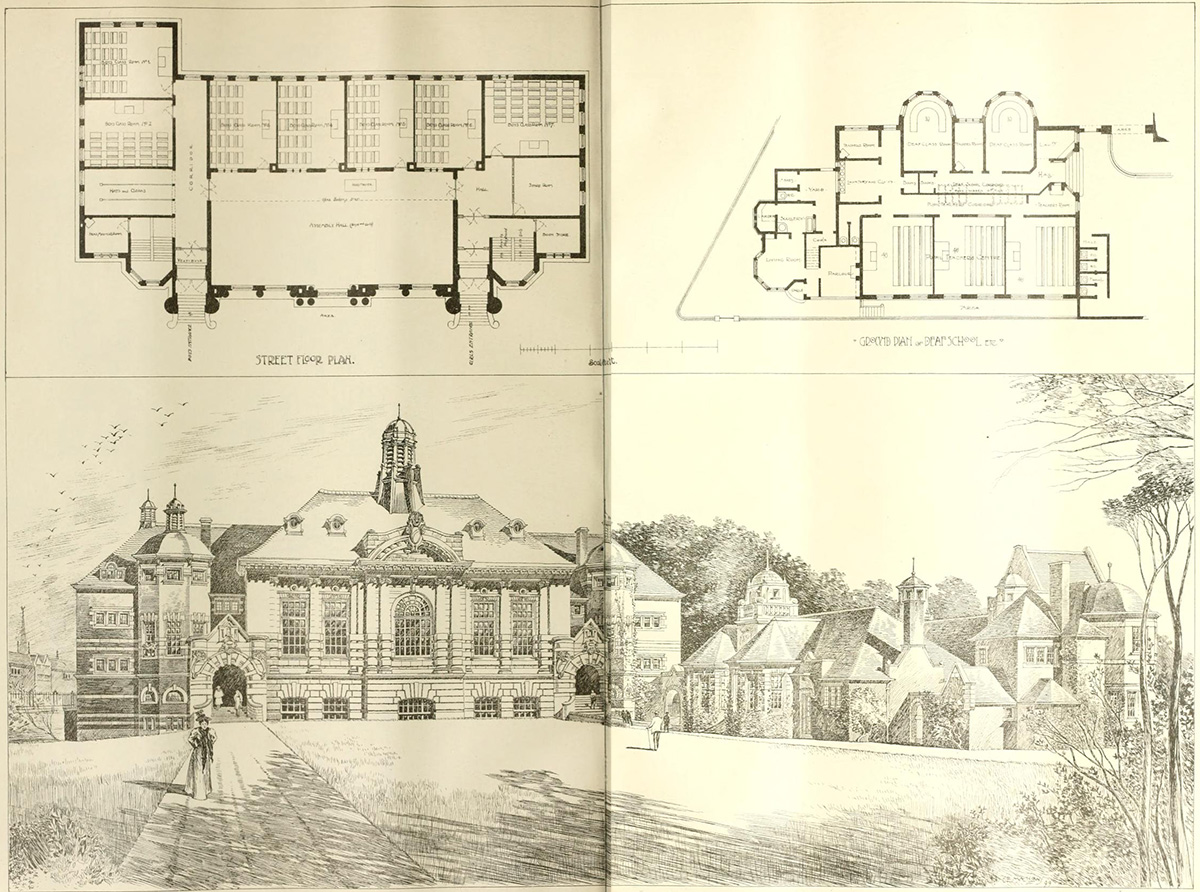 1899 – Escola primária de grau superior, Aston Manor, Birmingham – Arquitetura de Birmingham