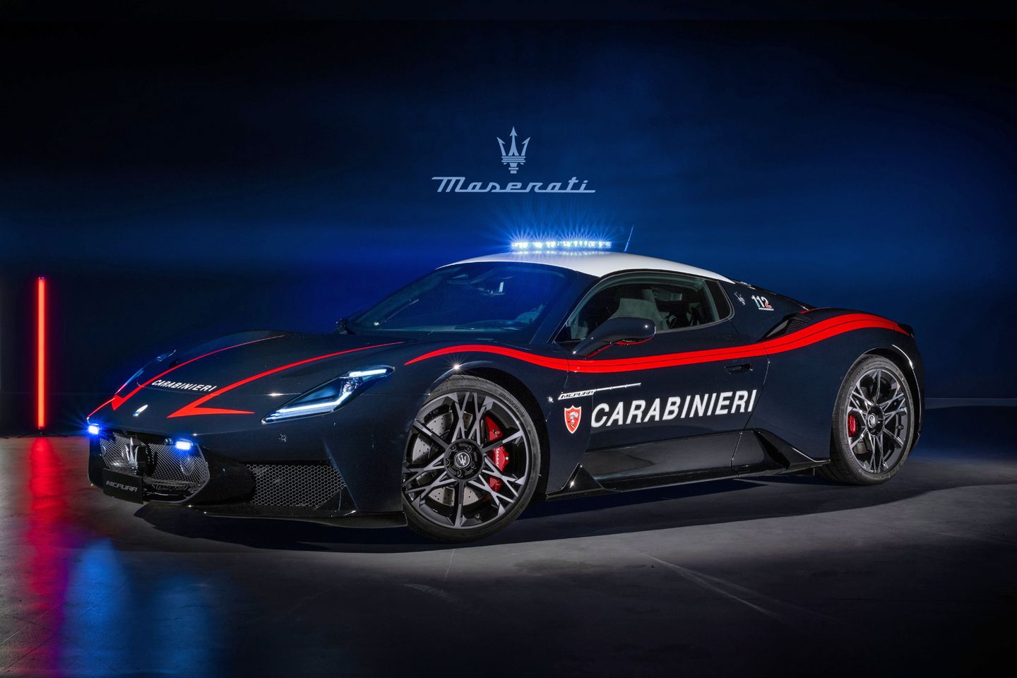 O primeiro Maserati de Carabinieri é um MCPura