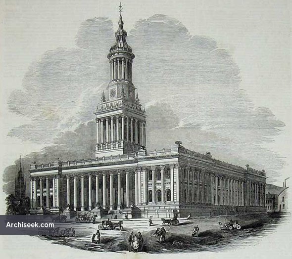 1858 – Câmara Municipal, Leeds, Yorkshire – Arquitetura de Yorkshire