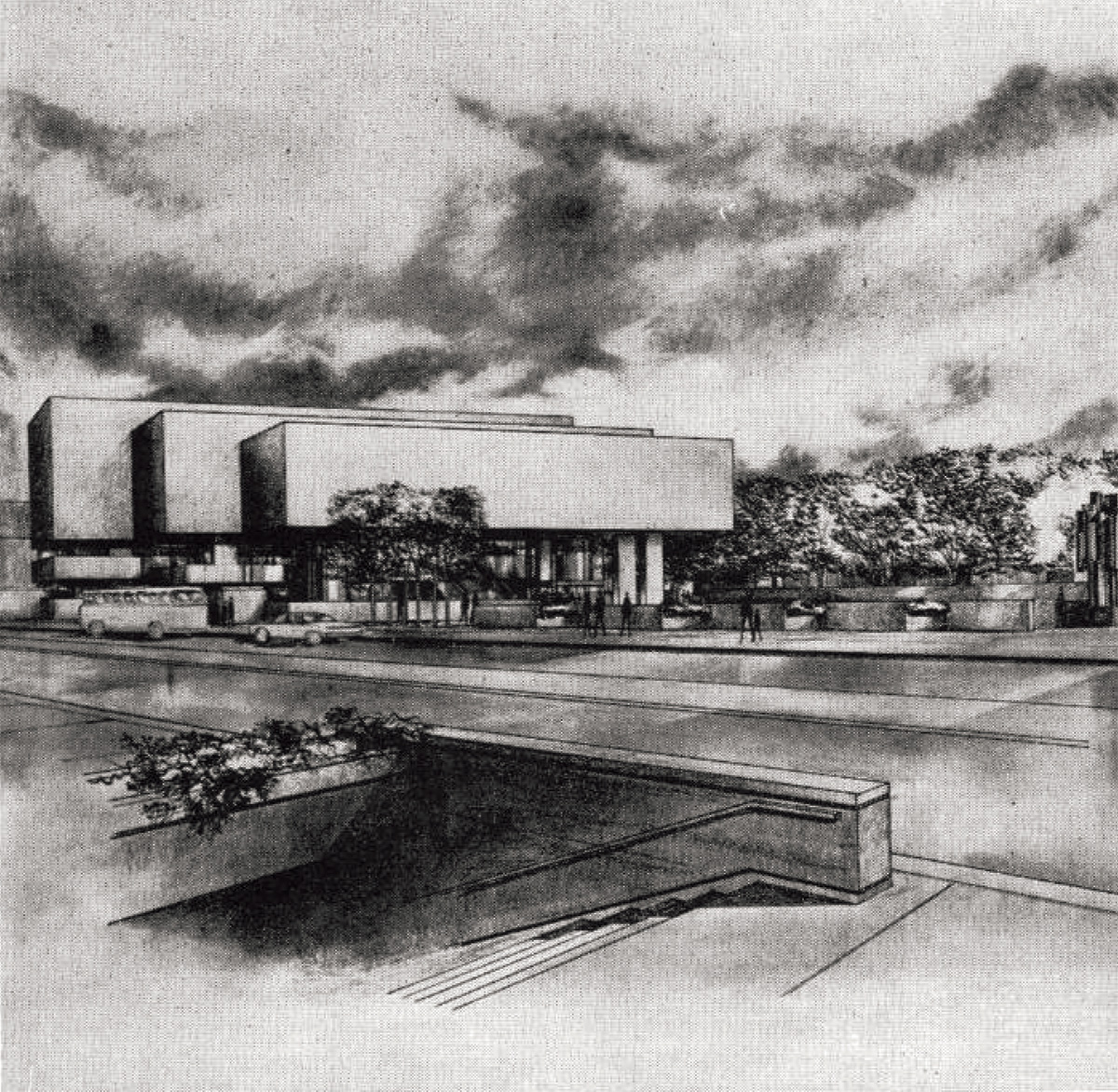 1967 – Terceiro Prêmio do Concurso da Galeria de Arte de Winnipeg – Winnipeg não construída