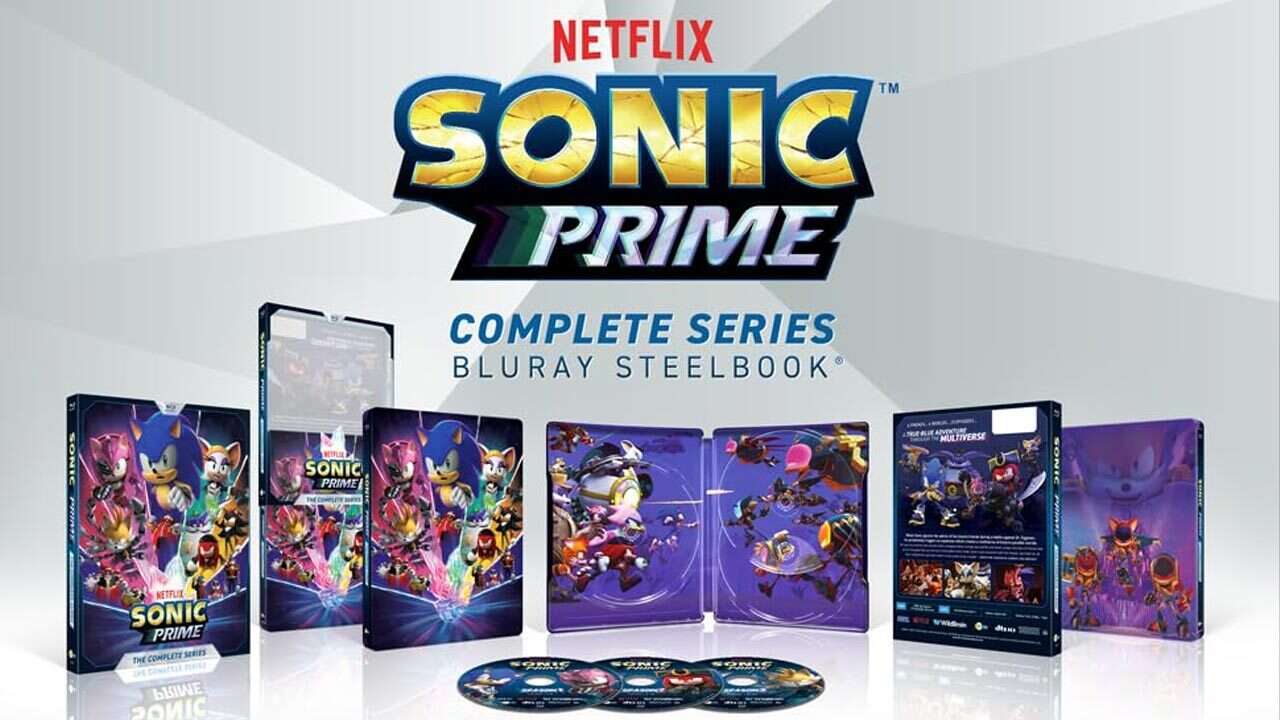 Sonic Prime Steelbook Edition – Obtenha a série completa da Netflix em Blu-Ray por US$ 24