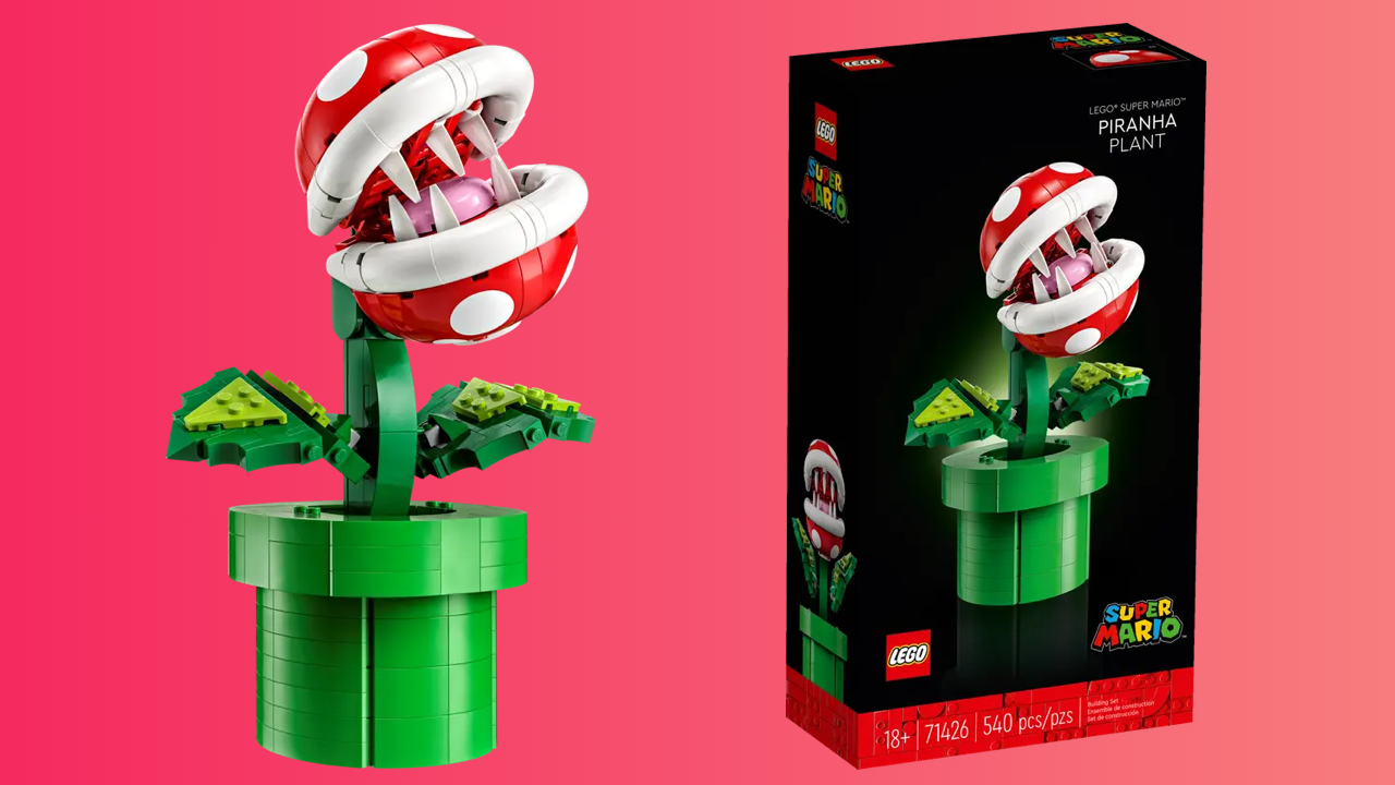 A planta Lego Mario Piranha custa apenas US $ 35 na Amazon para dias de grande negócio
