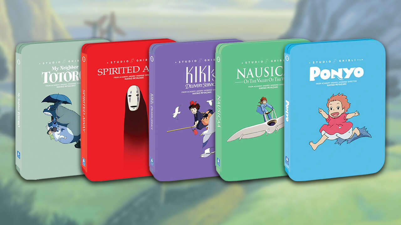 Compre Blu-Ray Steelbooks do Studio Ghibli por US$ 18 e DVDs por US$ 6