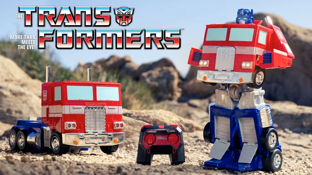 O robô Optimus Prime RC fala, se transforma em um caminhão e custa apenas US $ 15