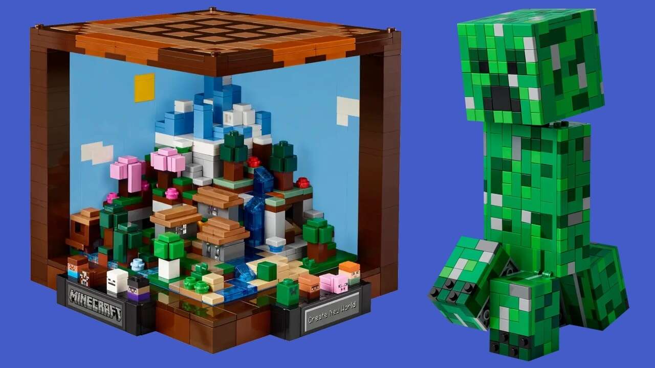 Diorama e figura trepadeira do 15º aniversário do Lego Minecraft ganham os primeiros grandes descontos