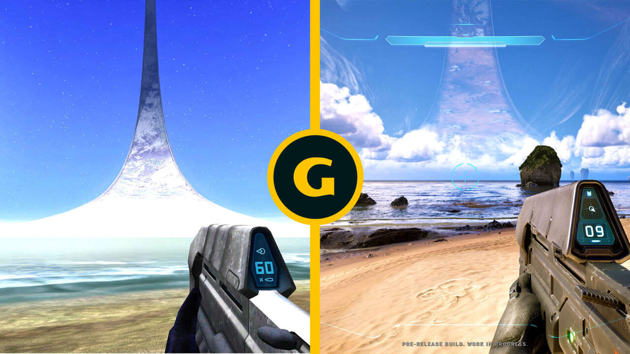 Halo: Campaign Evolved vs Halo Combat Evolved Comparação gráfica lado a lado