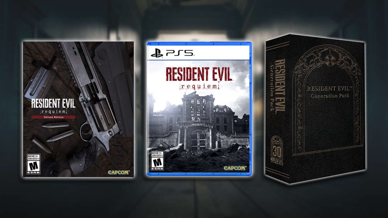 Pré-encomendas de Resident Evil Requiem: Steelbook Deluxe, coleção Switch 2 e muito mais