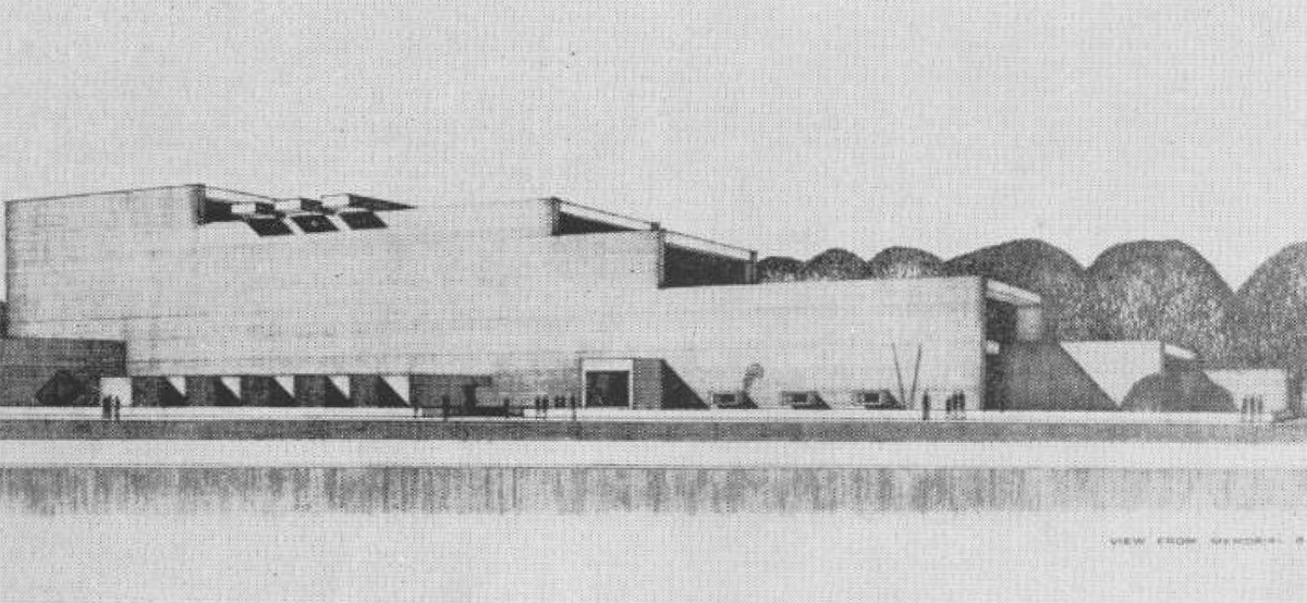 1967 – Inscrição elogiada no concurso da Galeria de Arte de Winnipeg – Winnipeg não construída