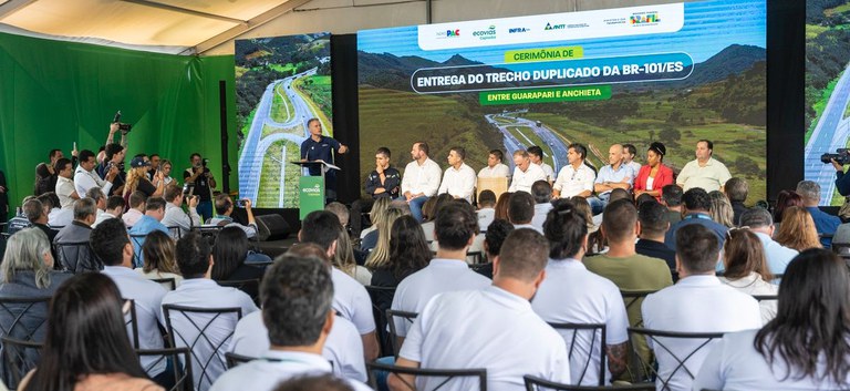 ANTT, Ministério dos Transportes e Ecovias Capixaba realizam evento de inauguração da duplicação da BR-101/ES, entre Guarapari e Anchieta — Agência Nacional de Transportes Terrestres