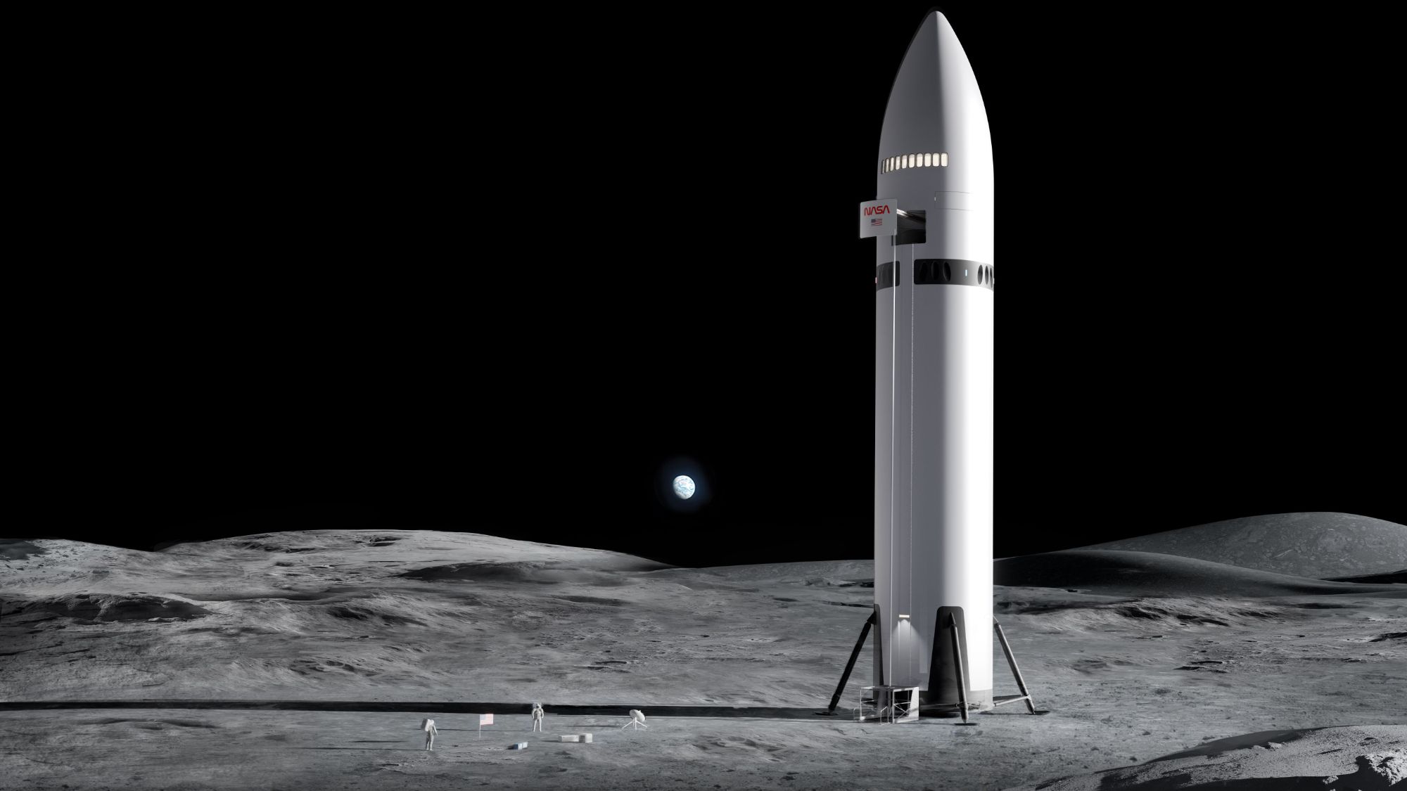 SpaceX analisa missão ‘simplificada’ da Starship Artemis 3 para levar astronautas à Lua mais rápido