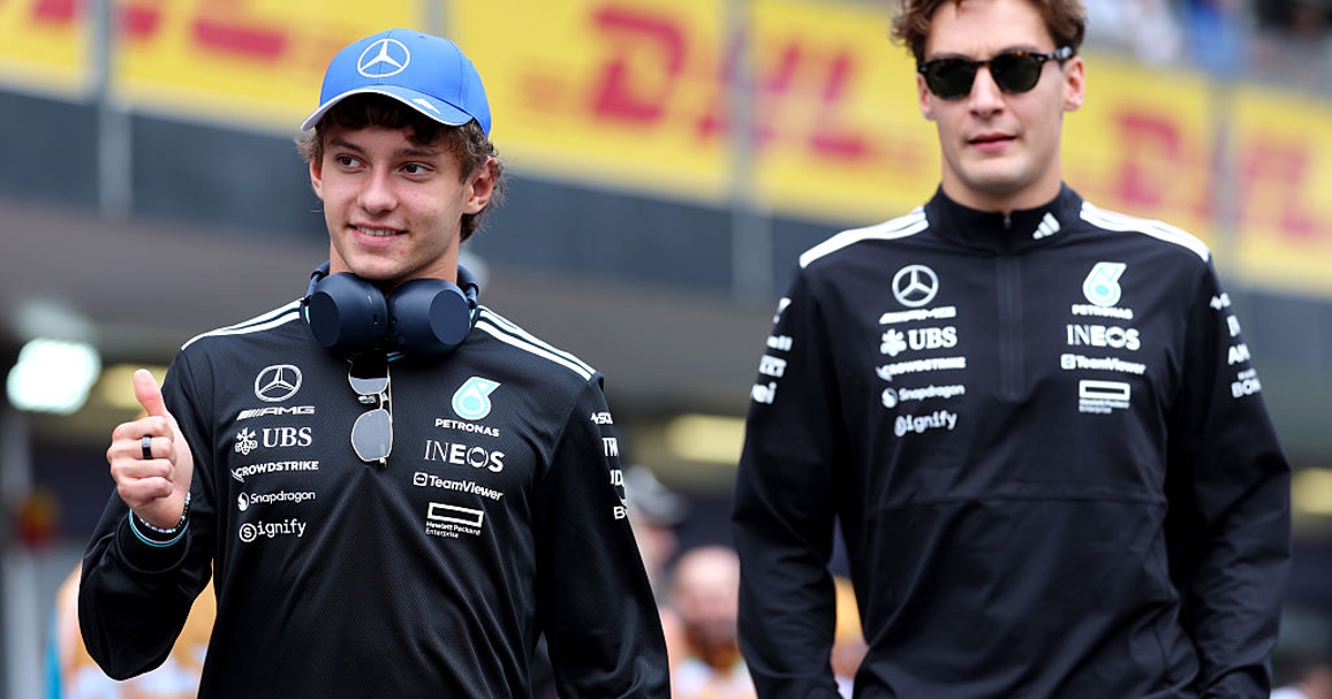 Mercedes confirma Russell e Antonelli para 2026