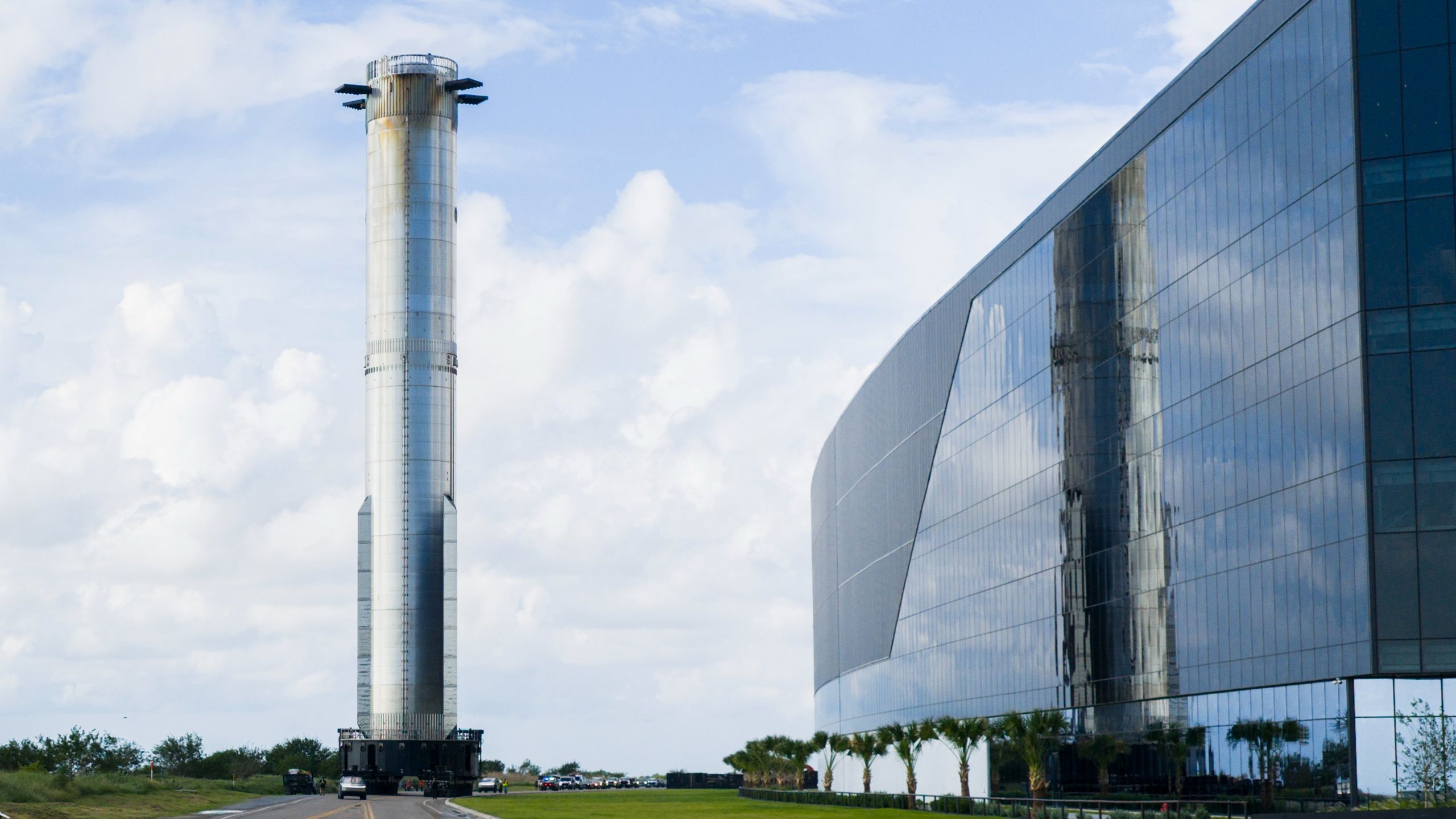 SpaceX move o gigante Super Heavy Booster para avançar antes do lançamento do Starship Flight 11 (fotos)