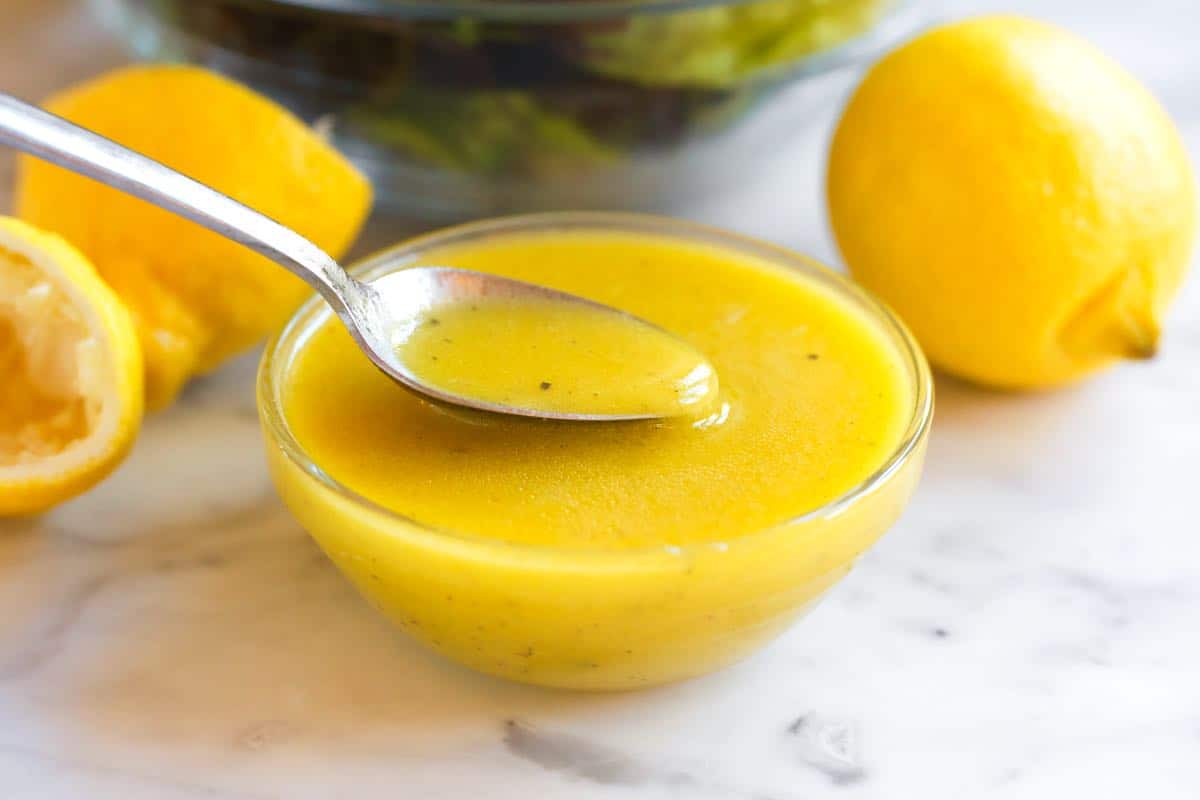 Receita fácil de vinagrete de limão