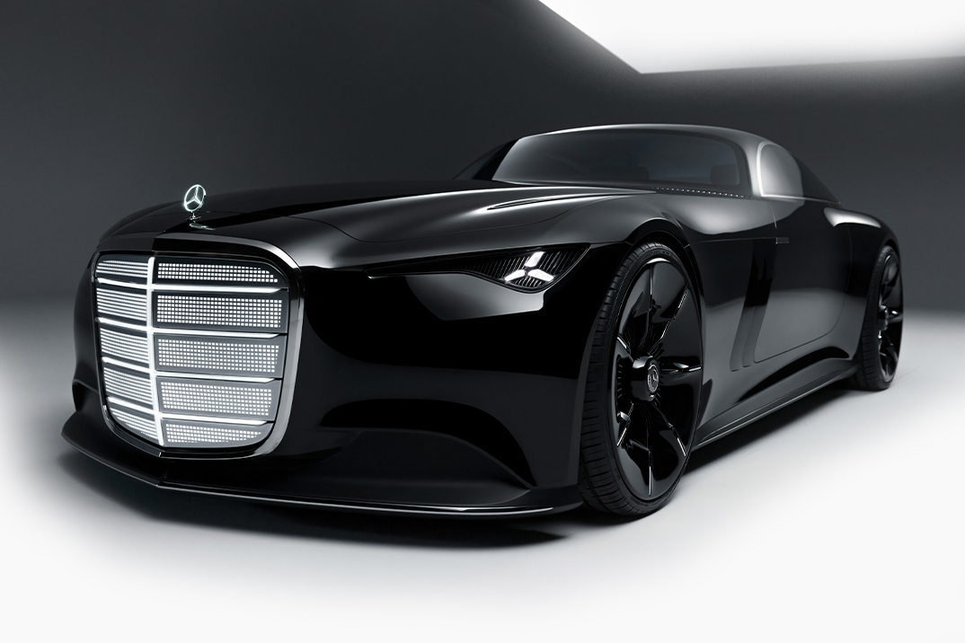 O conceito icônico da visão da Mercedes-Benz revisita seu design da era de ouro com um toque futurista