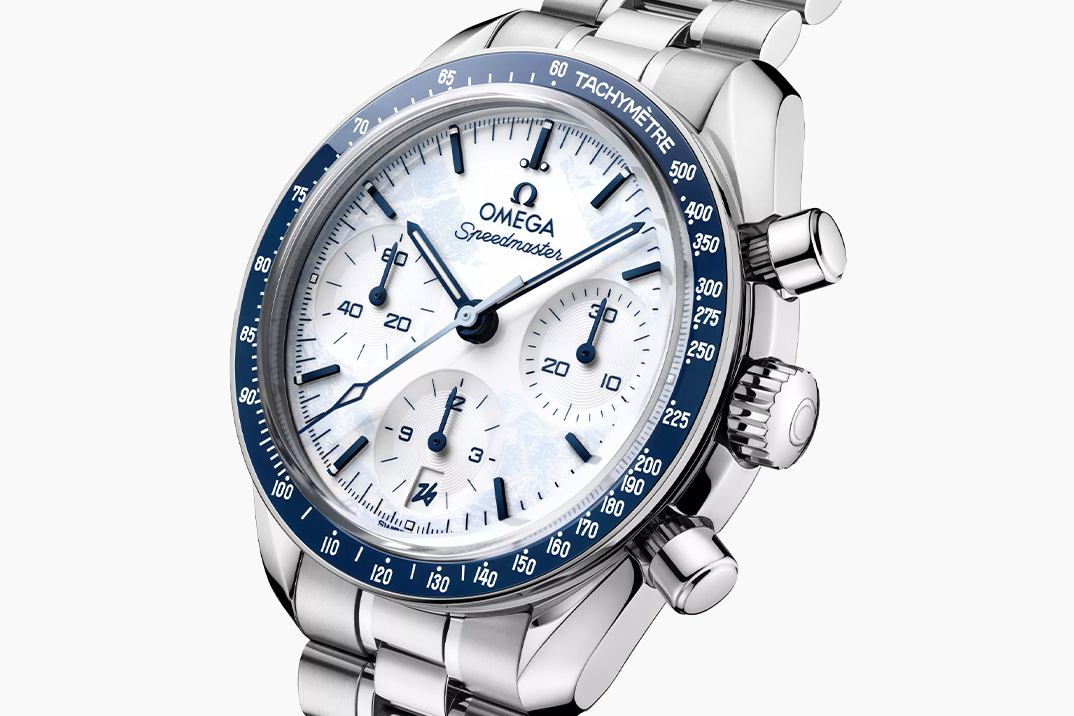O Omega Speedmaster Milano Cortina 2026 traz a elegância dos esportes de inverno para o pulso