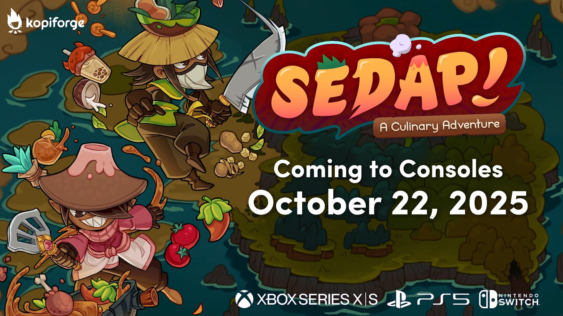 Sedap! Uma aventura culinária para PS5, Xbox Series e Switch lançam 22 de outubro