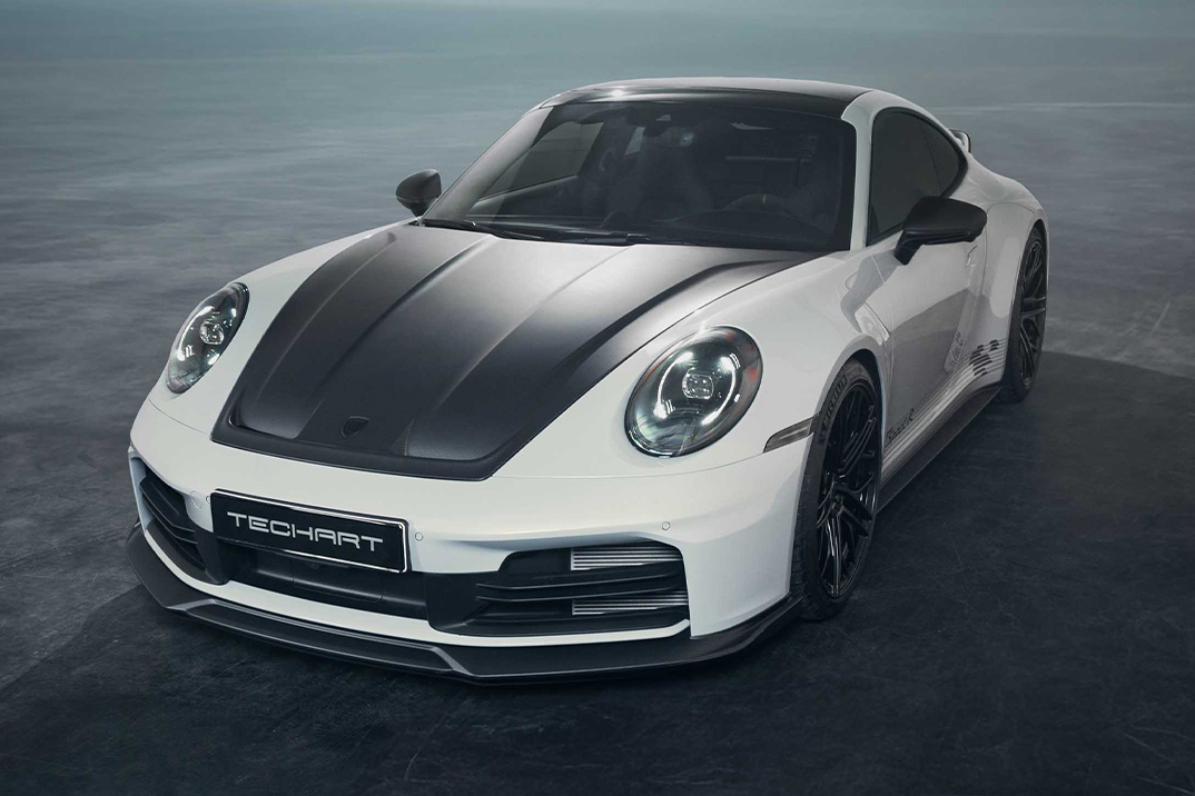 Este Techart 911 Tsport R é mais rápido, mais leve e equipado com um câmbio de equipamento de milênio
