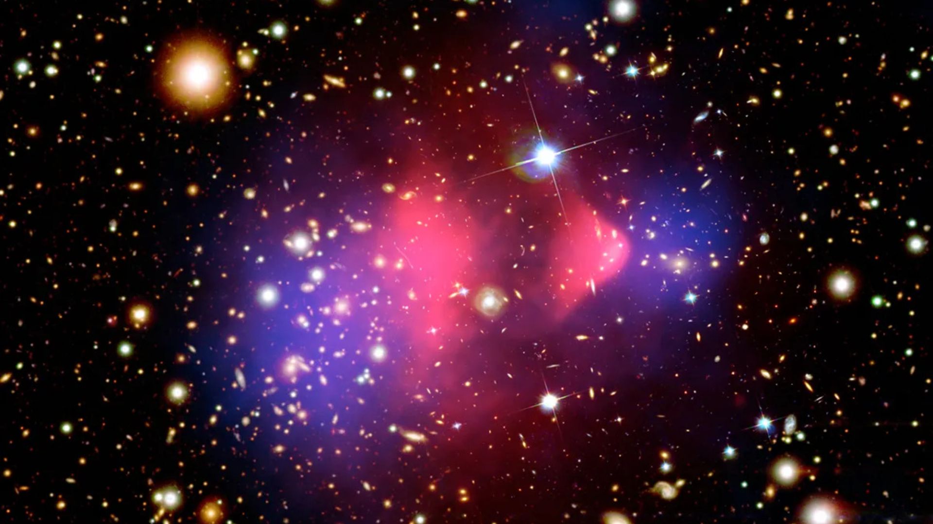 Matéria não tão escura: substância misteriosa pode deixar ‘impressões digitais’ vermelhas e azuis na luz