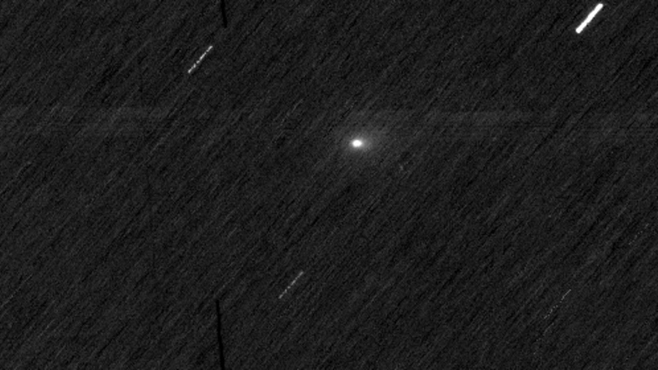 Orbitador europeu de Marte espia o cometa interestelar 3I/ATLAS passando pelo Planeta Vermelho (fotos)