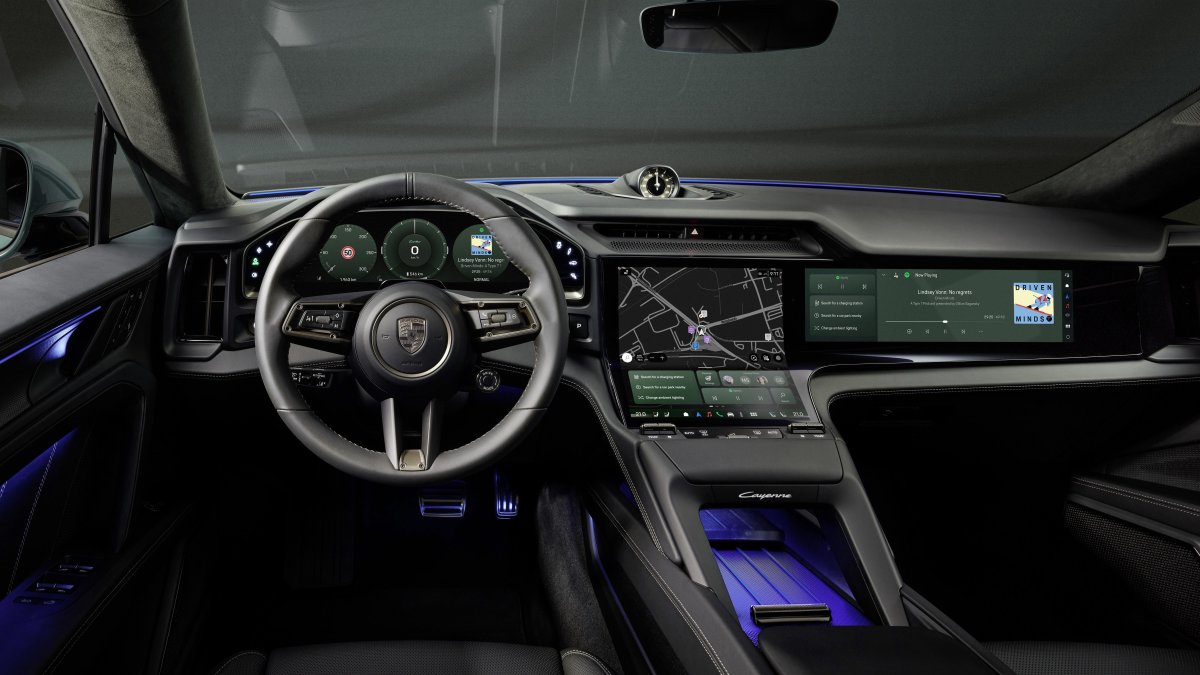 Veja dentro do interior dramático de Porsche Cayenne EV: Maior Display, AI e Modos de Mood