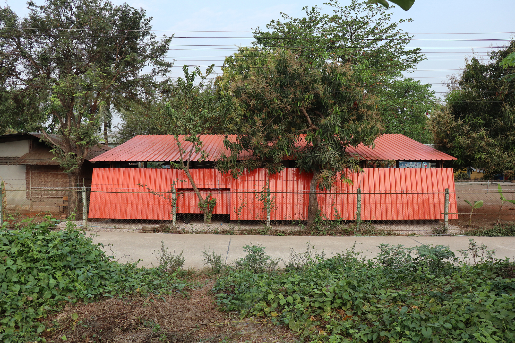Construções da sala de aula do jardim de Irrawaddy/arquitetura simples