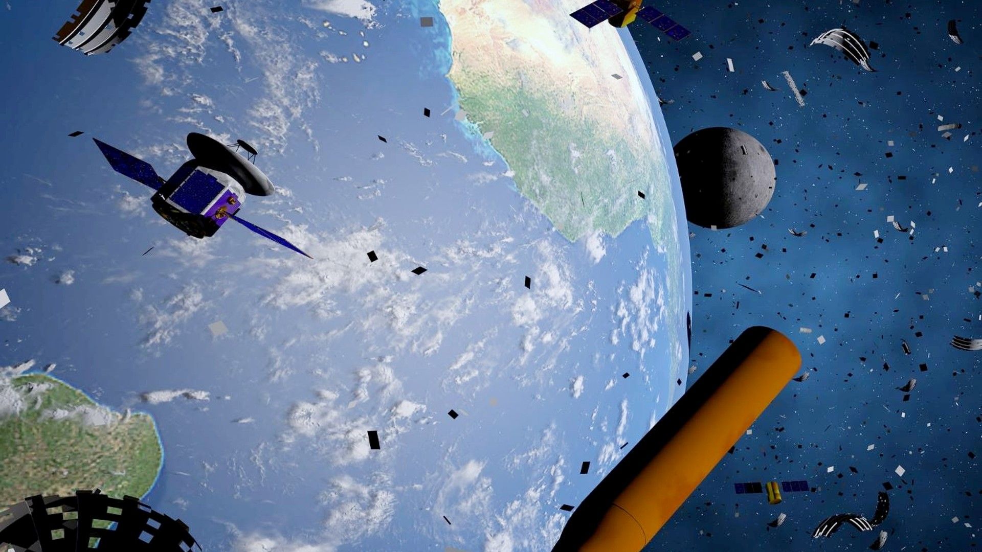 Novo escudo de detritos espaciais: satélites e astronautas podem se vestir no romance ‘Space Armor’