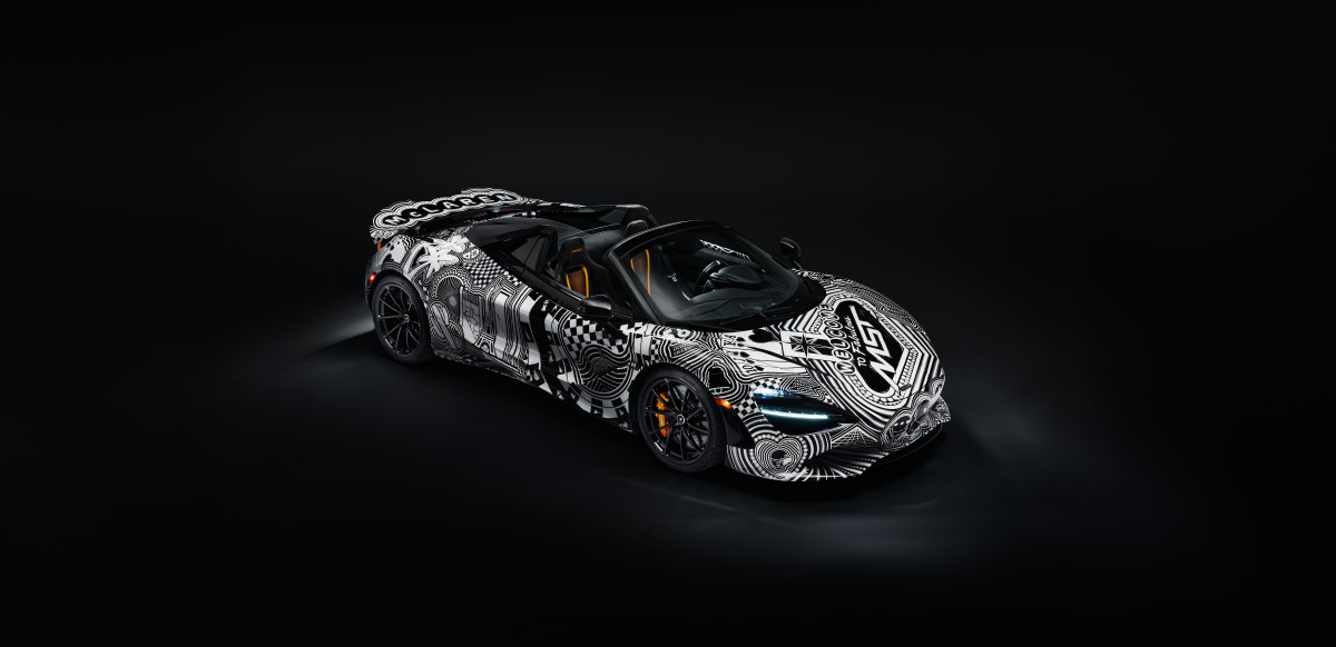 McLaren 750S único transforma Las Vegas em arte automotiva