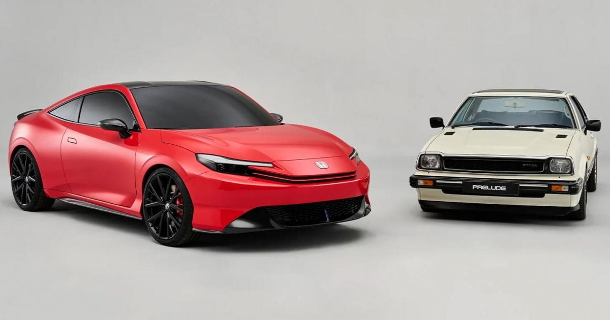 Cinco gerações do Honda Prelude