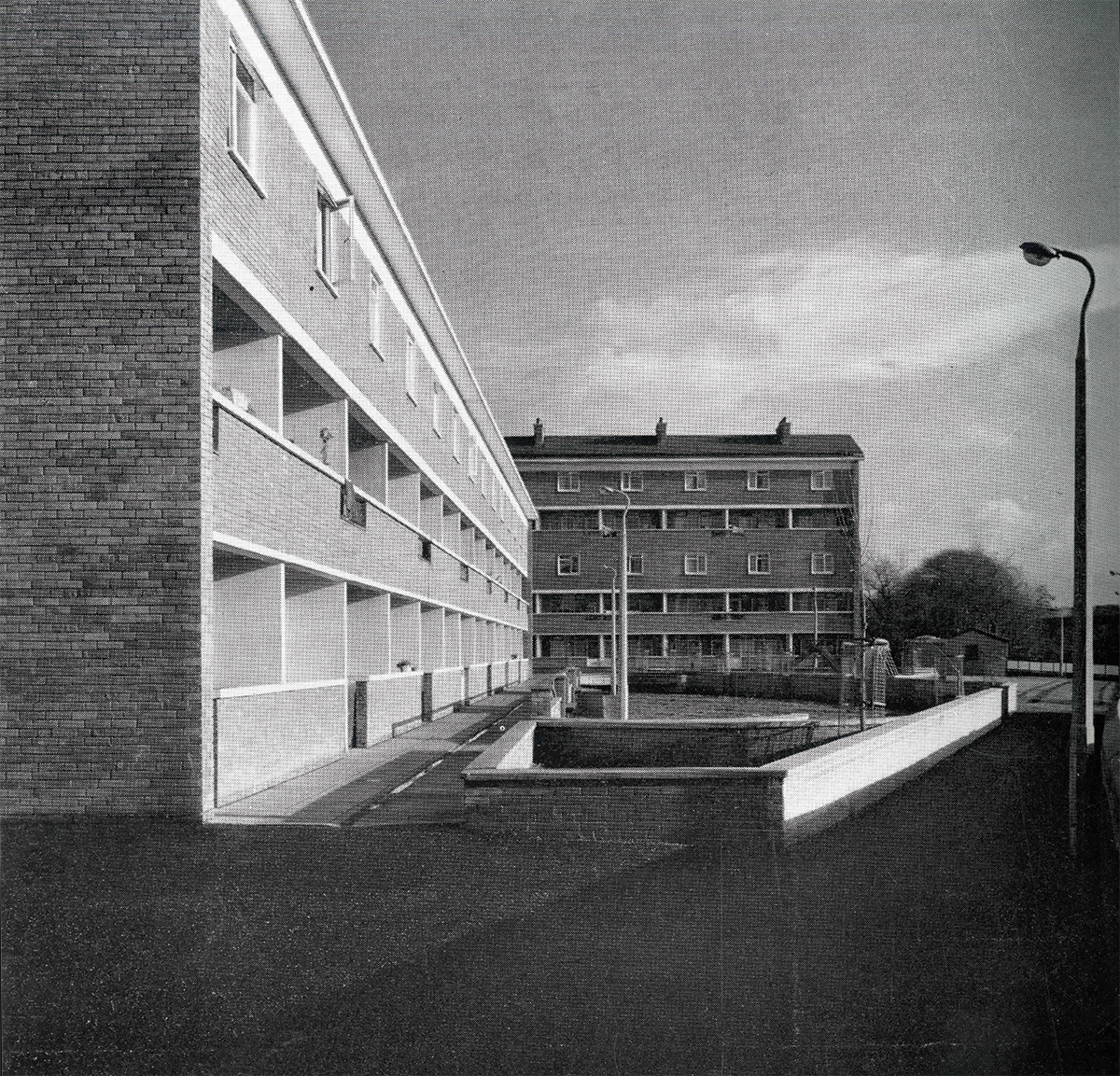 1972 – Dublin Corporation Flats, Islandbridge, Dublin – Arquitetura da cidade de Dublin
